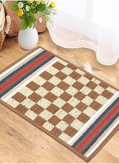 Status Contract Anti Slip Front Monsoon Doormat| Living Room Rug |Polypropylene Floor Mat for Home|Essential Small Rug for Office, Bedroom & Kitchen|- Pack of 2 (Beige), 38 X 58 Cm  - Image 1