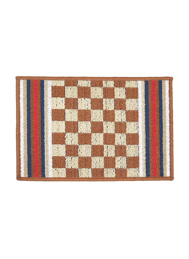 Status Contract Anti Slip Front Monsoon Doormat| Living Room Rug |Polypropylene Floor Mat for Home|Essential Small Rug for Office, Bedroom & Kitchen|- Pack of 2 (Beige), 38 X 58 Cm  - Image 4