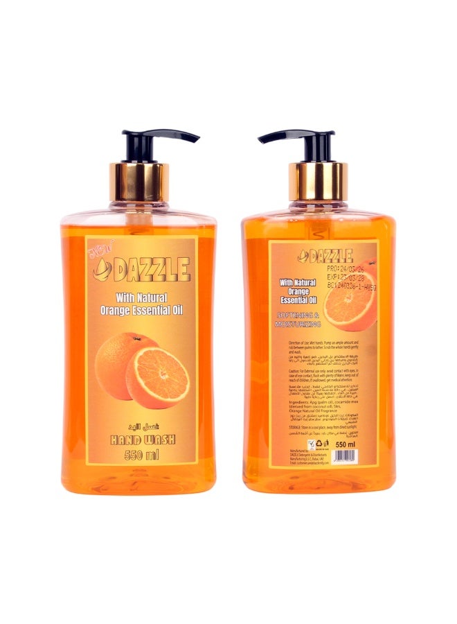 Natural Sweet Orange Essential Oil Handwash