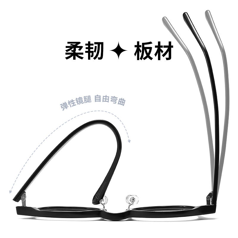 1046 Ouming Fashion Decorative Classic Flat Mirror Korean Style Retro Wide-Brimmed Oval Plate Mirror Frame - Image 5