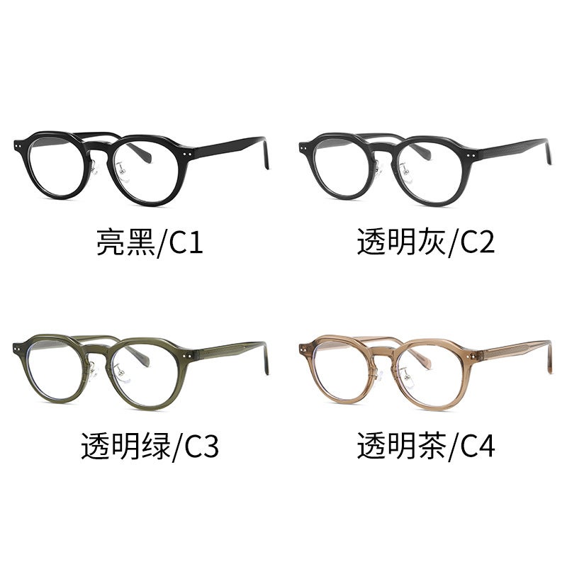 1046 Ouming Fashion Decorative Classic Flat Mirror Korean Style Retro Wide-Brimmed Oval Plate Mirror Frame - Image 3