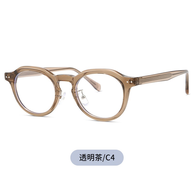 1046 Ouming Fashion Decorative Classic Flat Mirror Korean Style Retro Wide-Brimmed Oval Plate Mirror Frame - Image 1