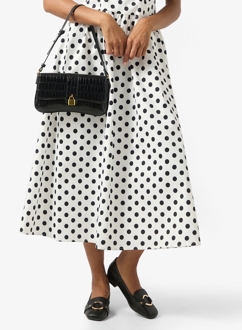 ايلا حذاء مسطح بمقدمة مربعة - Image 5