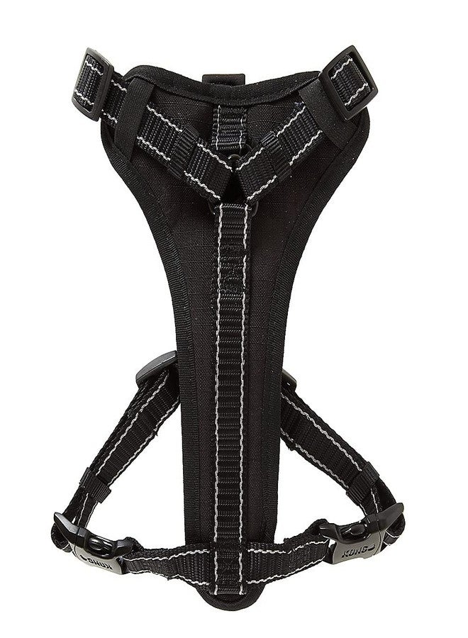 كونج حزام صدر للكلاب من مادة النيوبرين المتينة للغاية من KONG Max، مقدم من شركة The Barker Company (أسود، صغير) - Image 3