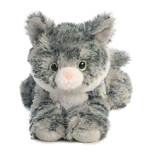 Aurora Adorable Mini Flopsie Lily Stuffed Animal Playful Ease Timeless Companions Gray 8 Inches - Image 5