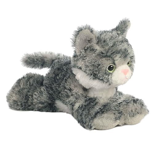 Aurora Adorable Mini Flopsie Lily Stuffed Animal Playful Ease Timeless Companions Gray 8 Inches - Image 1