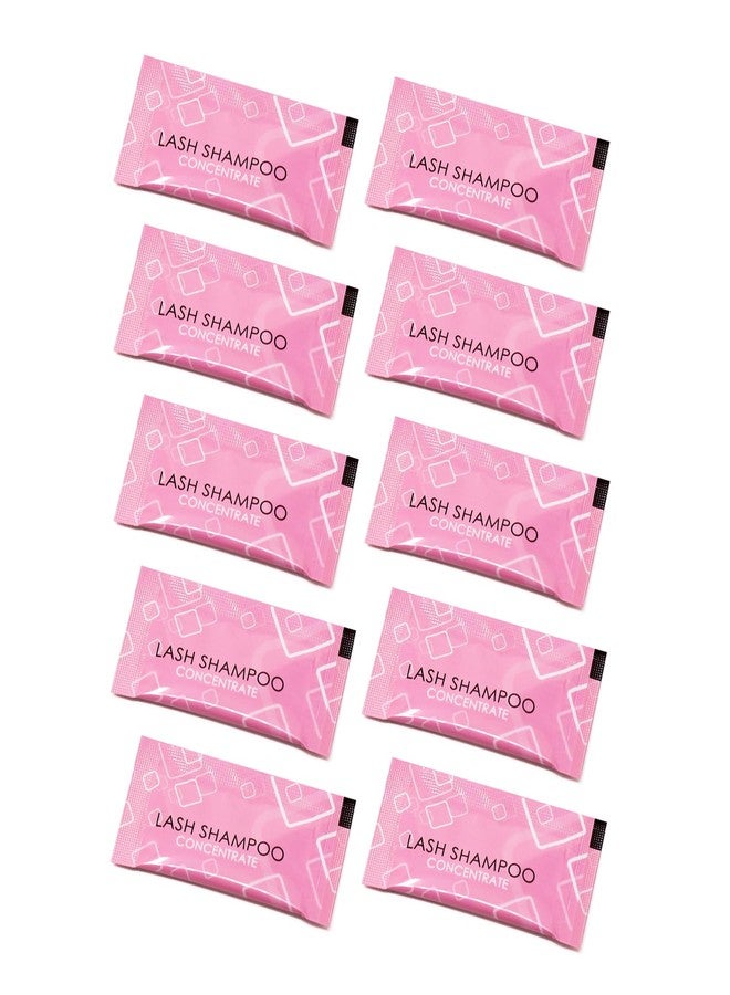 Embagol Lash Shampoo Concentrate Lash Cleaning for Eyelash Extensions Anti-allergic Hypoallergenic and Non-irritation Cleanser for Salon & Home Use(10 bags) - Image 1