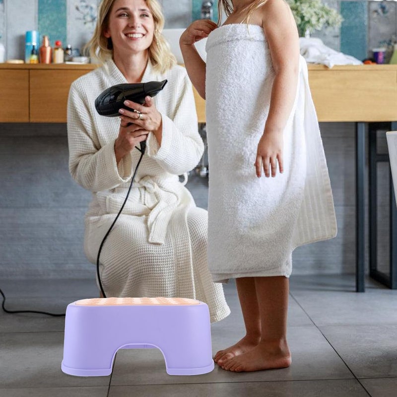 Step Stool Bathroom Foot Stool for and Adults 1pcs Anti-Skid Support Step for Bath and Sink Use - Image 5