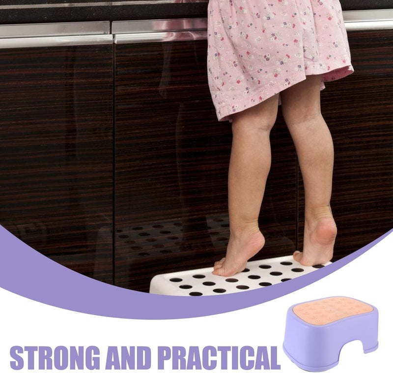 Step Stool Bathroom Foot Stool for and Adults 1pcs Anti-Skid Support Step for Bath and Sink Use - Image 3