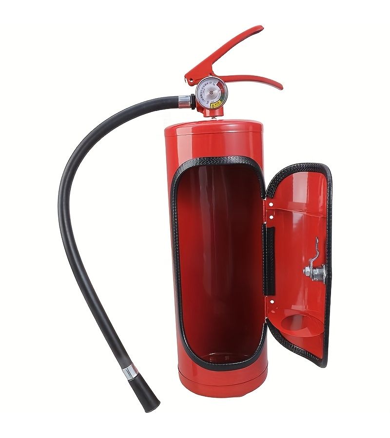 Metal Fire Extinguisher Wine Bottle Rack Stackable Design Indoor Outdoor Use - Image 4