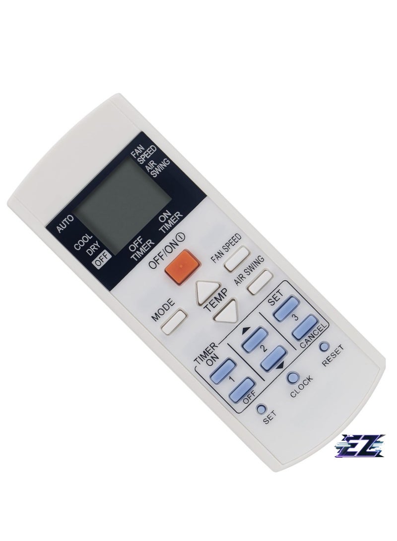 ELTRAZONE Replacement Remote Control Compatible with Panasonic Air Conditioner A75C3716 A75C3297 A75C3625 A75C2817 A75C2825 A75C2841 A75C2925 A75C3623 A75C3407 KTS.X003 A75C4448 Electrical Switches Accessory with battery  - Image 2