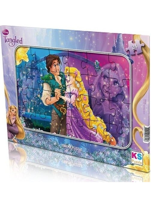 KS Games لعبة ج puzzle إطارات ديزني المتشابكة 24 قطعة TG-704 