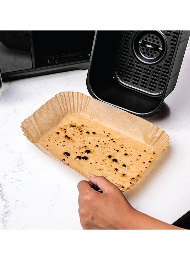 nutricook Air Fryer Disposable Liners, 150pcs Non-Stick, Waterproof Paper Liner for Air Frying, Baking, Compatible with Nutricook Air Fryer Duo 2 8.5L, 22cm, Square - Image 2