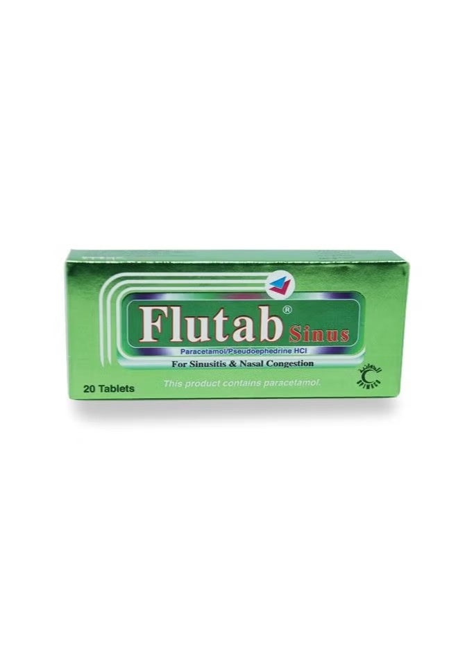FLUTAB Flutab Sinus tablets 20 tablets 
