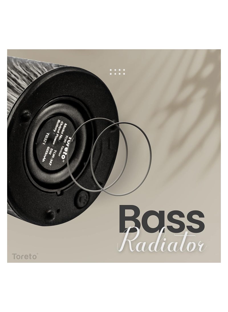 Toreto - TOR-347 Timber Wireless Portable Bluetooth Speaker TWS - Image 1