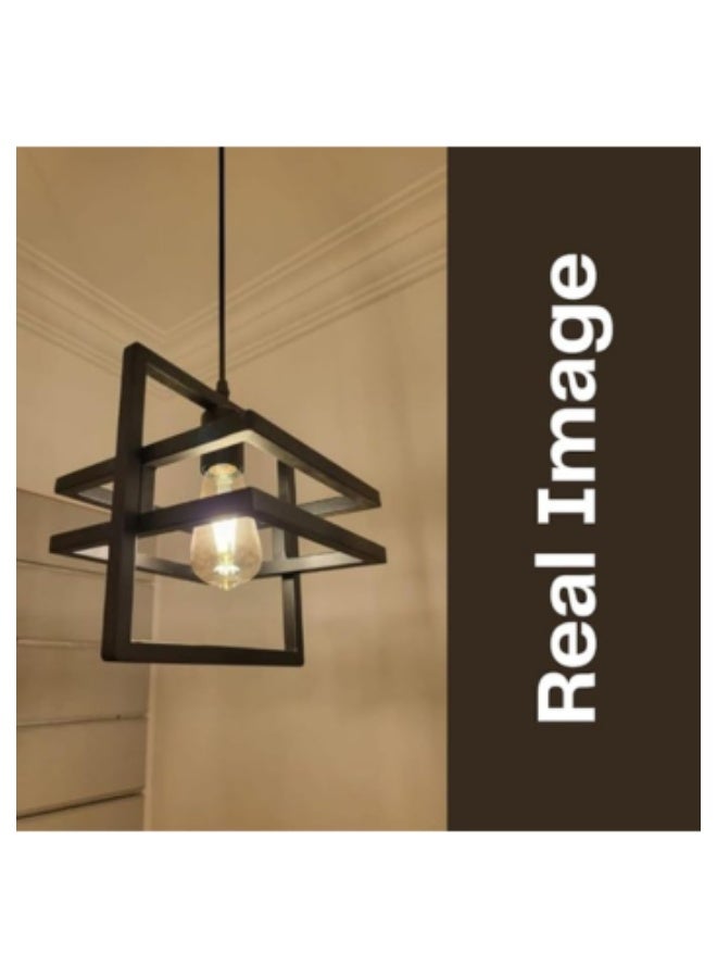 Modern Black chandelier Light – Premium Black Iron Chandelier for Dining, Living Room, Bedroom (Bulb Not Included) - Image 3