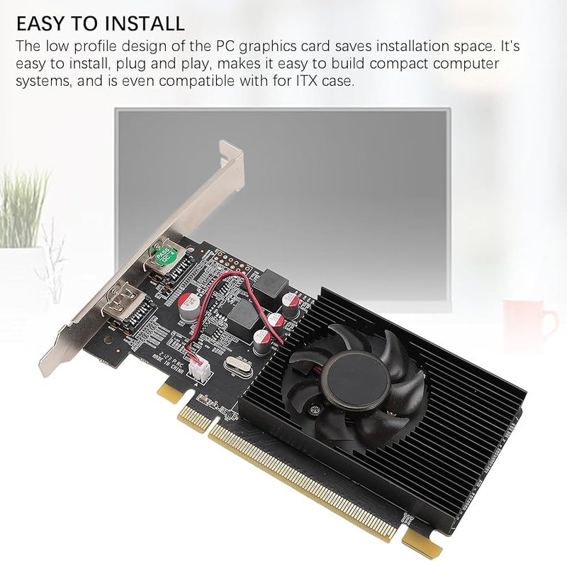 Vbestlife HD6570 2GB DDR3 64Bit Gaming Graphics Card with 2 HDMI Ports PCIE 2 0 - Image 4