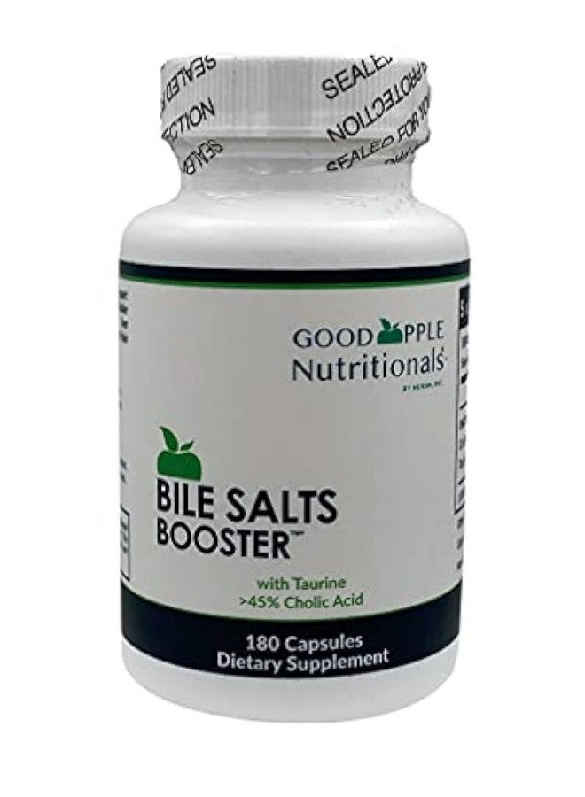 GoodApple Nutritionals Bile Salts Booster | Supports Gallbladder/No Gallbladder | Ox Bile & Taurine Gallbladder Supplement | Gas & Bloating | Digestive Aid Especially fats | 180 Capsules - 110 mg - Image 1