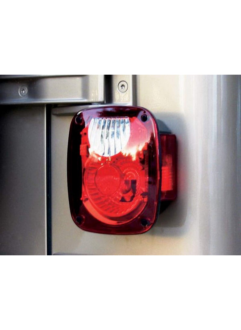 RAMPAGE PRODUCTS RAMPAGE PRODUCTS Rampage Taillight Conversion Kit w/Euro Lenses | Pair, Brite Color | 5307 | Fits 1976 - 2006 Jeep CJ, Wrangler YJ, LJ & TJ  - Image 3