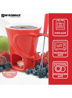 Swissmar Swissmar F12066 4-Piece Sweetheart Chocolate Fondue Mug Set  - Image 5