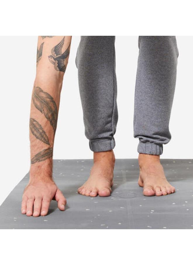 KIMJALY Light Yoga Mat XL 200 x 75 cm x 5 mm - Grey  - Image 2