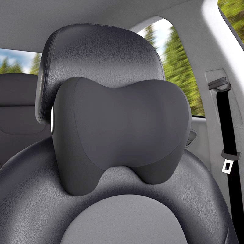 Super Cozy Car Headrest Pillow 100 Memory Foam Car Neck Pillow with Adjustable Strap  Breathable Removable Cover Ergonomic Design  Travel Pillow Car Pillow for NeckBack Pain ReliefBlack 1PC