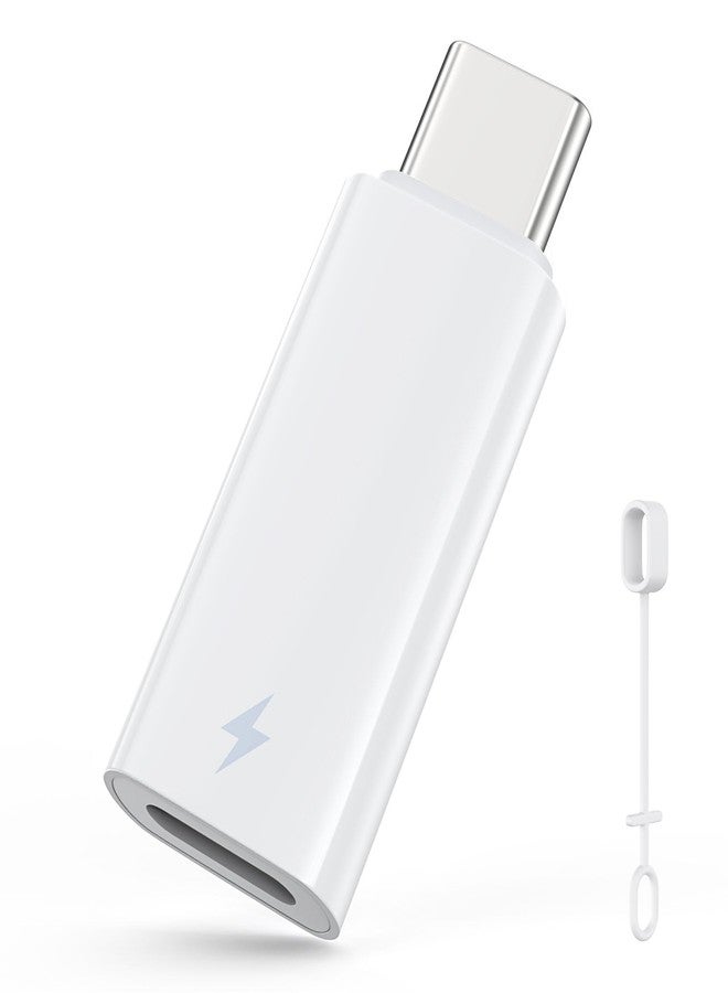 MoKo 60W USB C to Lightning Headphone Audio Adapter for iPhone 17 Air 16 16e 15 Pro Max Plus, iPad Pro/Air - PD Fast Charging Data Lightning to USB C Adapter for Earphones, Not for OTG/Lavalier Microphone - Image 1