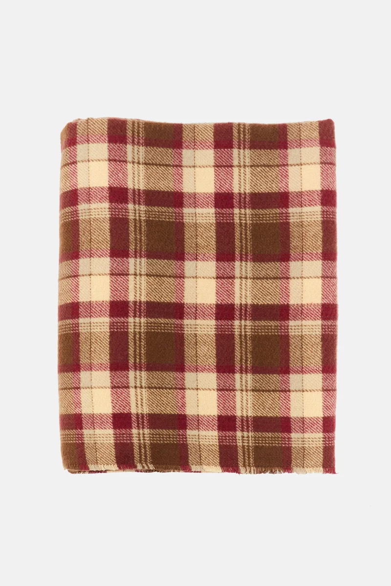 Muy Mucho Single Plaid Fringes 130 X 170 cm, Multicolor
