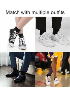 DIAMOND TOE 6 Pairs Mens Premium Cotton Socks Comfortable Free Size Formal Men's Socks Super Combed Material EU sizes 40-45 (WHITE 6 Pairs, 6)  - Image 5