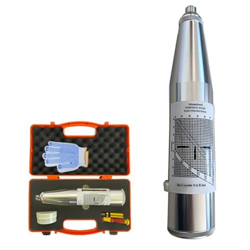 GLTL Professional Rebound Hammer - Concrete Strength Tester with 10-60 MPa Range for Buildings/Bridges/Road Construction (ASTM C805 Compliant, Portable & Accurate) - Image 1