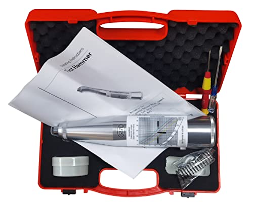 GLTL Professional Rebound Hammer - Concrete Strength Tester with 10-60 MPa Range for Buildings/Bridges/Road Construction (ASTM C805 Compliant, Portable & Accurate) - Image 3