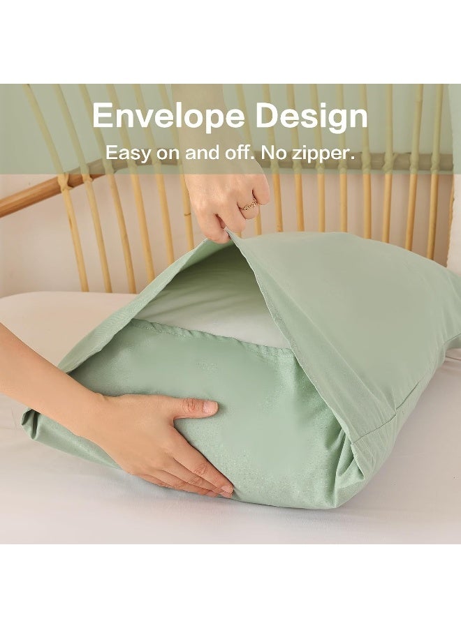 ROSGONIA Sage Green California King Comforter Set