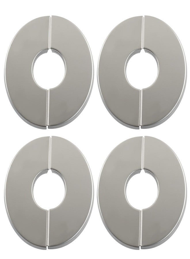 BokWin 4 Pack 0.87 inch/22mm ID Wall Split Flange, Stainless Steel Round Escutcheon Plate,Shower Arm Flange Cover Set for Universal Standard 0.87 inch/22mm Shower Head Arm Pipe - Round Split Design - Image 5