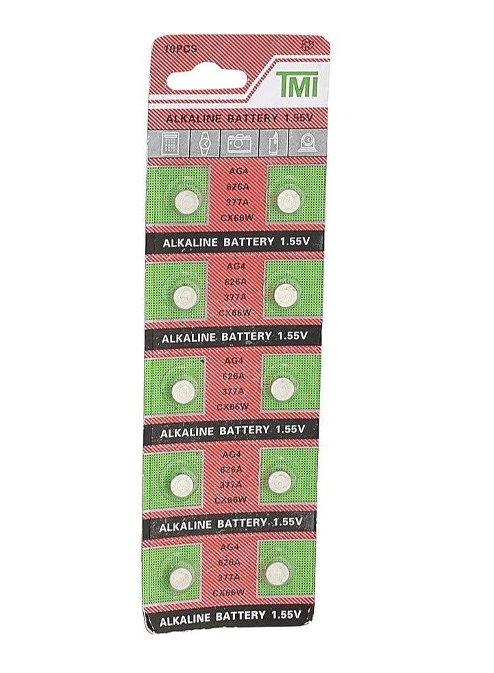 Replacement Battery SR626SW 377 or AG4 1.5V for Watches and Small Electronics