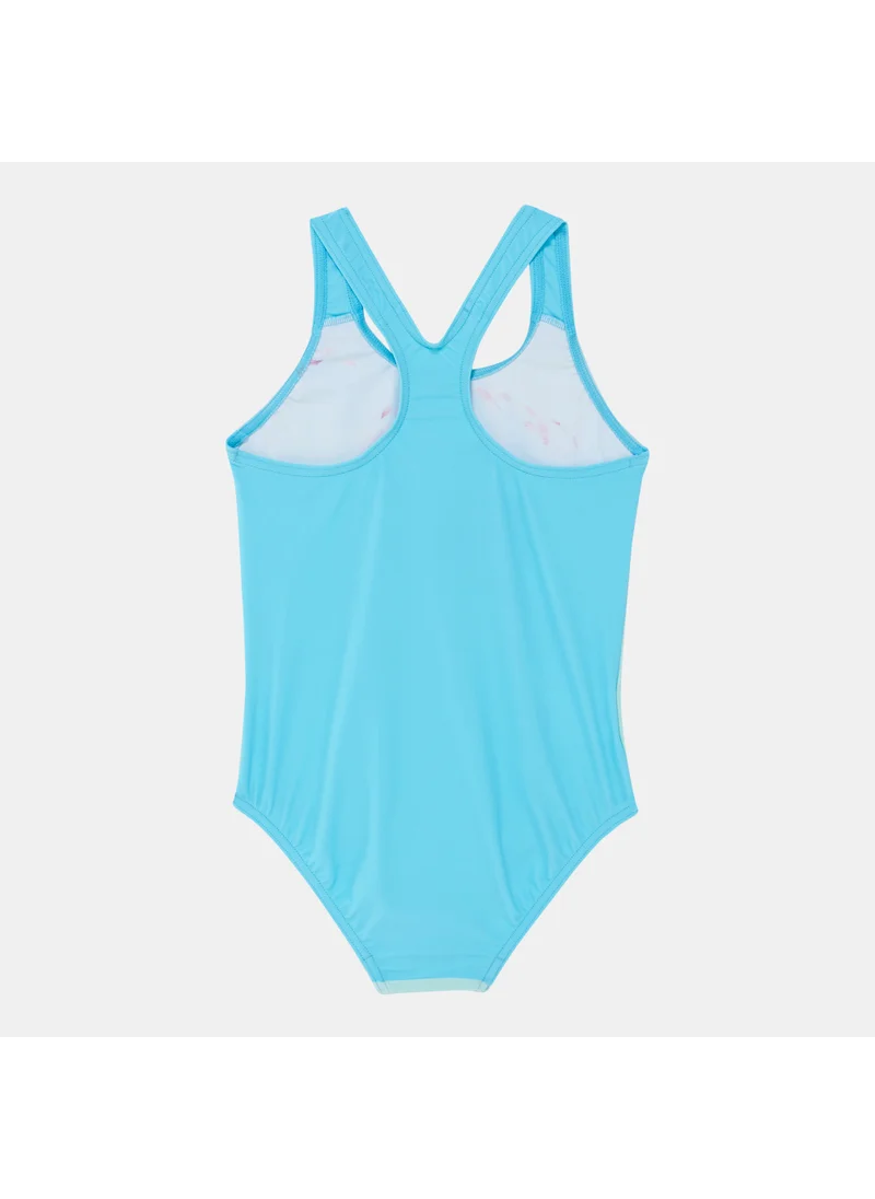 speedo Kids' X Disney Frozen 2 Digital Placement One-Piece Swimsuit