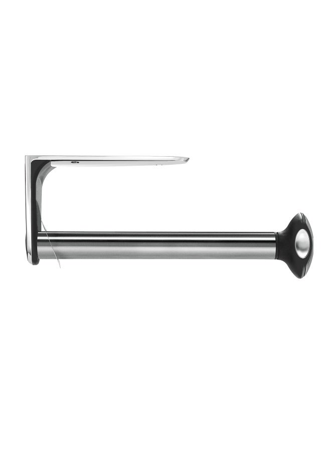 Simplehuman Kt1024 Long Quick Load Wall Mounted Kitchen Roll Holder  Suitable For Under Cupboard Or Cabinet  Easy Tear  Easy To Install  Fits Kitchen Rolls Measuring 27-28Cm   Brushed Stainless Steel - Image 3