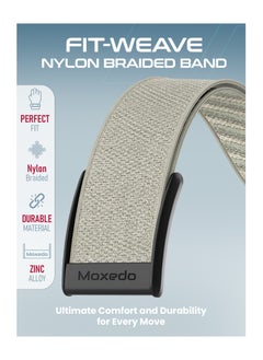Moxedo Moxedo Fit-Weave Nylon Braided Band - Starlight  - Image 4