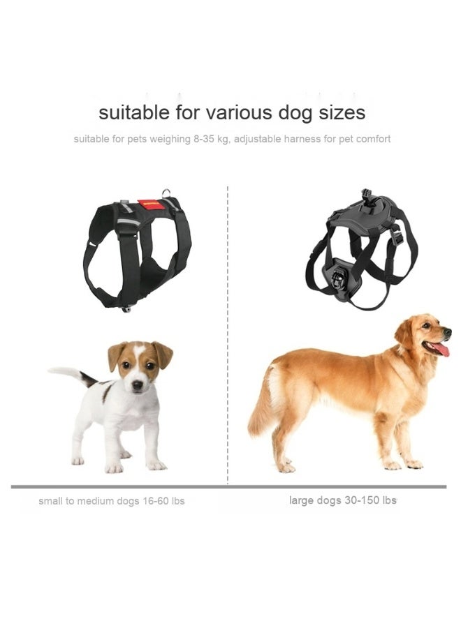 Pet Perspective Photography Harness Mount - Compatible with GoPro and DJI Action Cameras