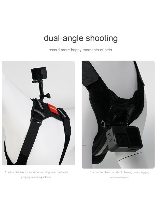 Pet Perspective Photography Harness Mount - Compatible with GoPro and DJI Action Cameras