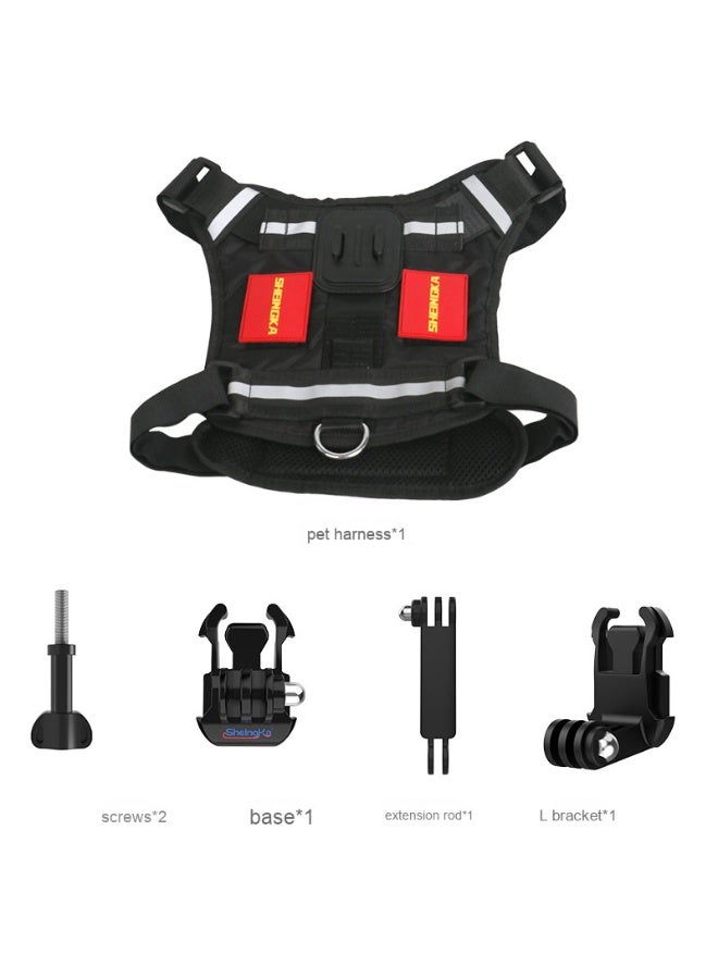 Pet Perspective Photography Harness Mount - Compatible with GoPro and DJI Action Cameras