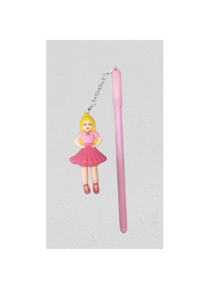 Generic Doll-Shaped Ballpoint Pen – Fun and Stylish Design, Perfect for Students and Kids, Available in Multiple Colors  - Image 2