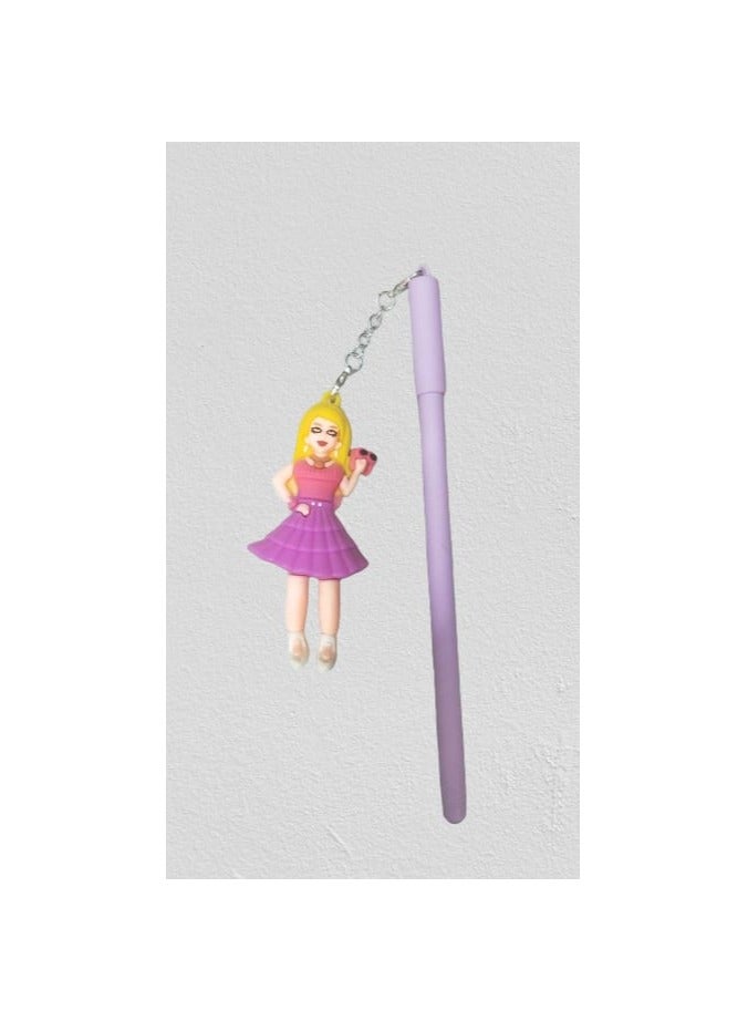 Generic Doll-Shaped Ballpoint Pen – Fun and Stylish Design, Perfect for Students and Kids, Available in Multiple Colors  - Image 3