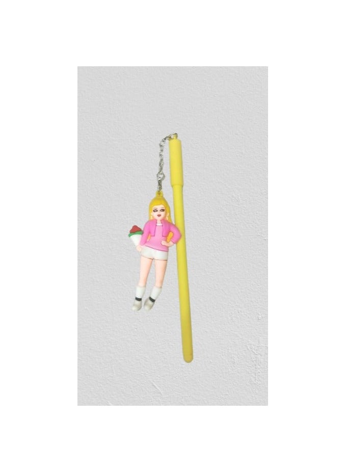 Generic Doll-Shaped Ballpoint Pen – Fun and Stylish Design, Perfect for Students and Kids, Available in Multiple Colors  - Image 4