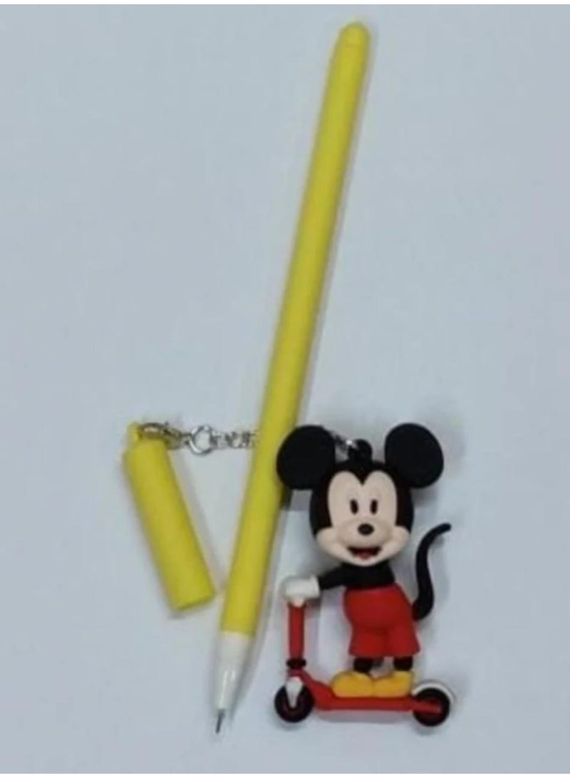 Mickey Mouse Ballpoint Pen - Fun and stylish design, ideal for students and kids, available in multiple colors - Image 1