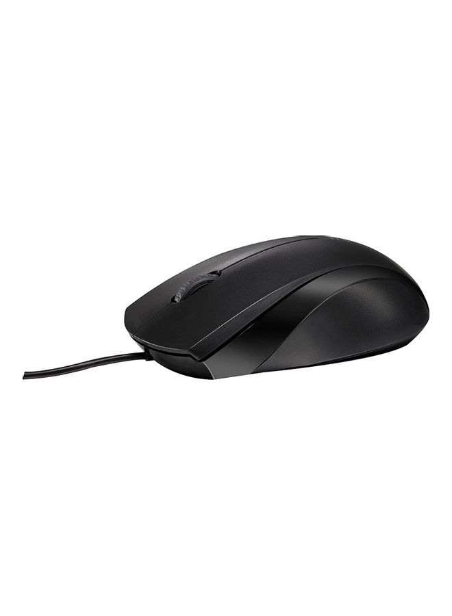 Rapoo Wired Optical Mouse Black - Image 2