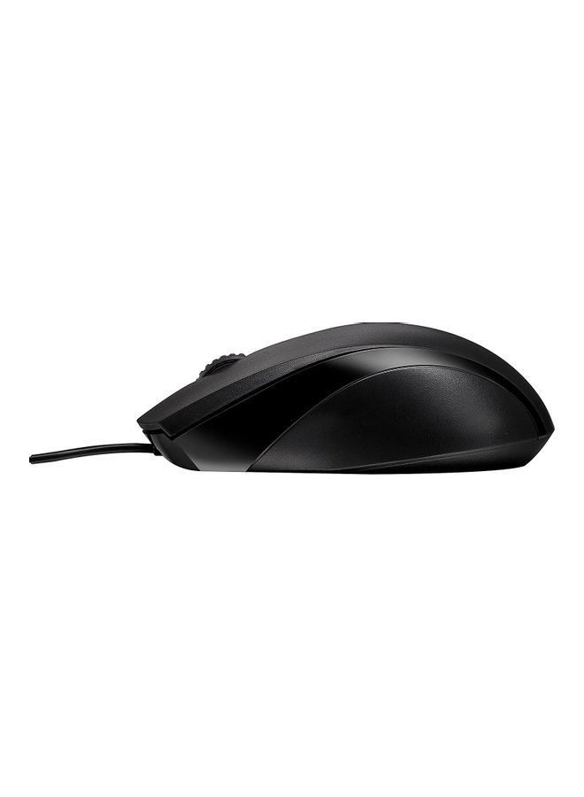 Rapoo Wired Optical Mouse Black - Image 3