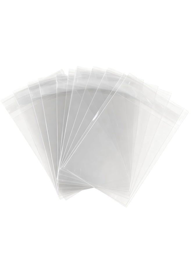 TOPWEL Flat Cellophane Bags with Adhesive Closure - 4.5in. x 5.5in. - 100/pack - Image 1