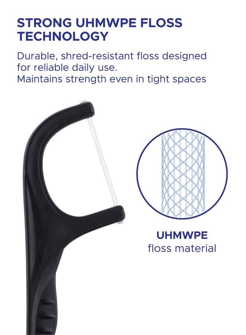 PESITRO Professional Double Clean Picks – Dual-Ended UHMWPE Floss + Precision Pick, 100-Pack with Travel Case - Image 4