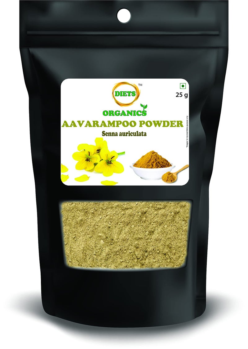 DIETS ORGANICS Avarampoo Flower Powder/Aavartaki/Tarwarm Powder - 25 Gms - Image 1