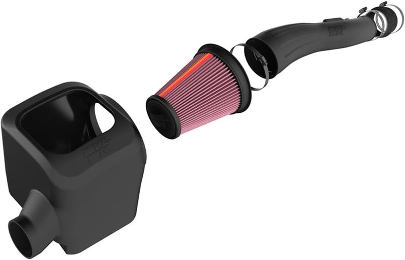 K&N NextGen Cold Air Intake System for 2016-2023 Toyota Tacoma - High-Flow Cotton Filter - Image 4